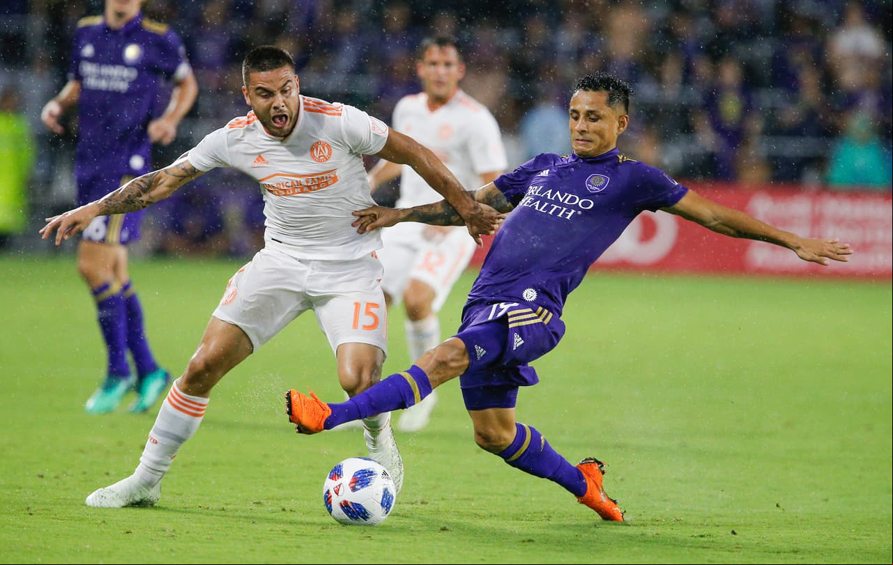 'Tito' Villalba y Yoshimar Yotún, protagonistas del duelo entre Atlanta y Orlando.