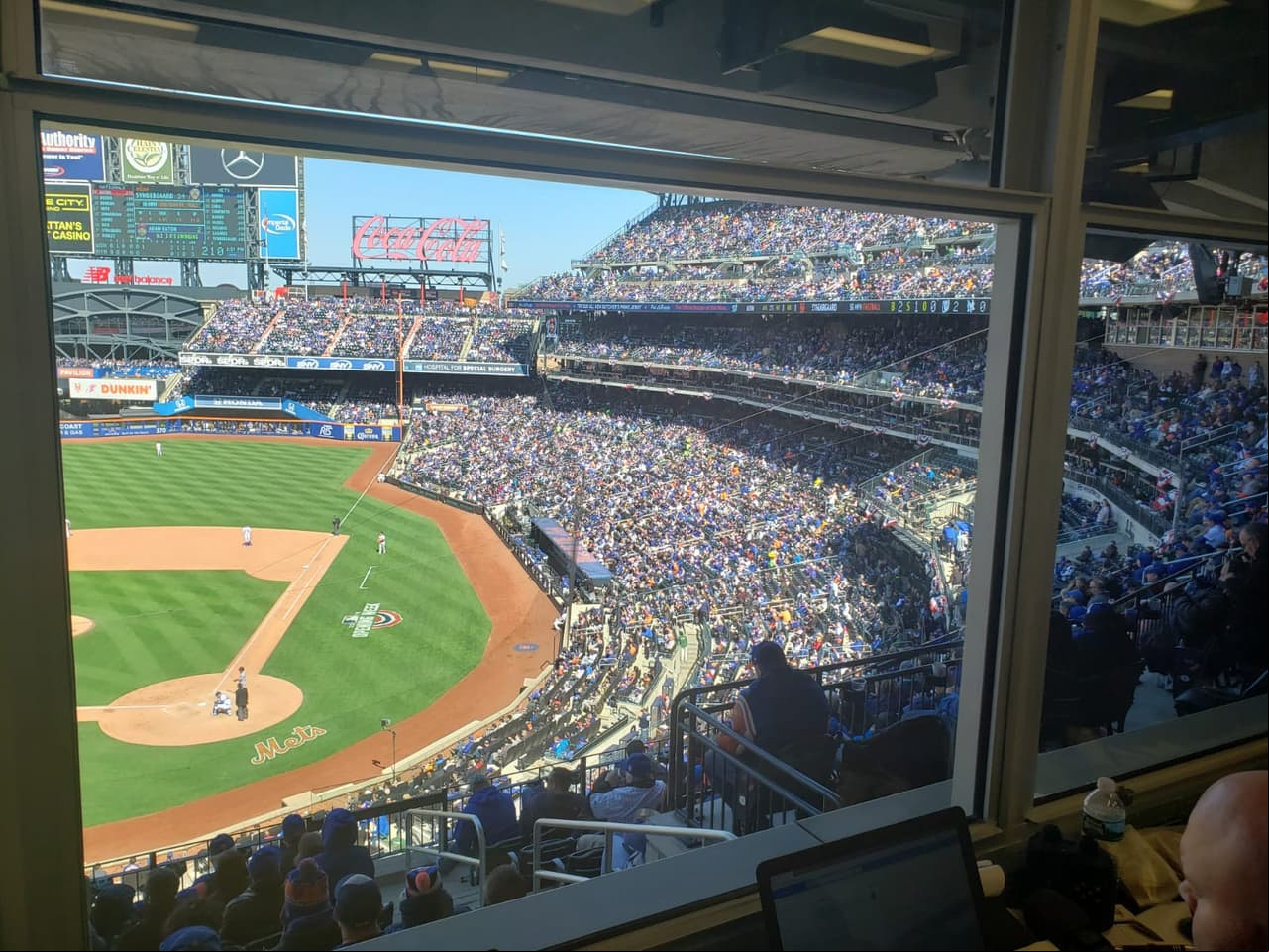 Este jueve 4 de abril, los Mets jugaron contra los Nacionales, de Washington DC, quienes ganaron 4 carreras por 0.