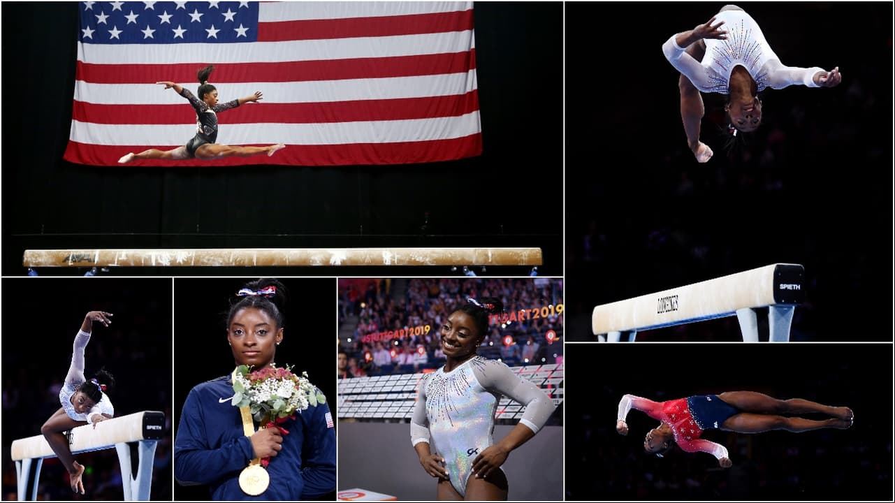 La gimnasta estadounidense de 22 años se puso arriba de sus contrincantes con 58.999 puntos, llevándose el campeonato de gimnasia artística.