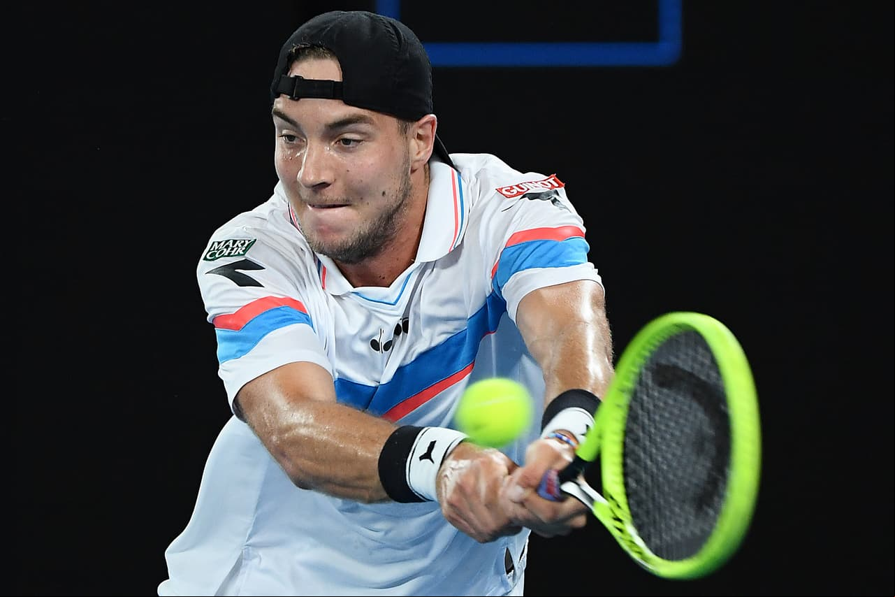 El alemán Jan-Lennard Struff fue superado por Novak Djokovic a pesar de haber ganado un set.