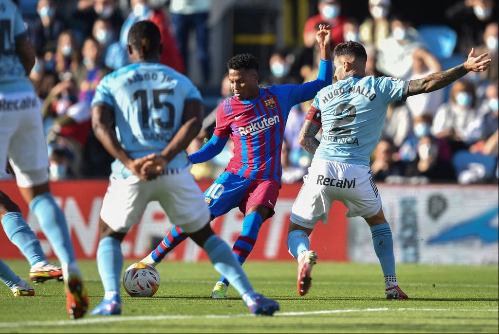 Iago Asopas le diuce que no al Barcelona y con un doblete comanda la remonatada para camb iar el resultado de 0-3 a un valioso empate 3-3.