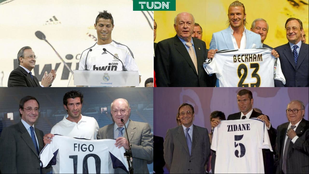 Zidane, Figo, Cristiano... el amo de los galácticos en Real Madrid