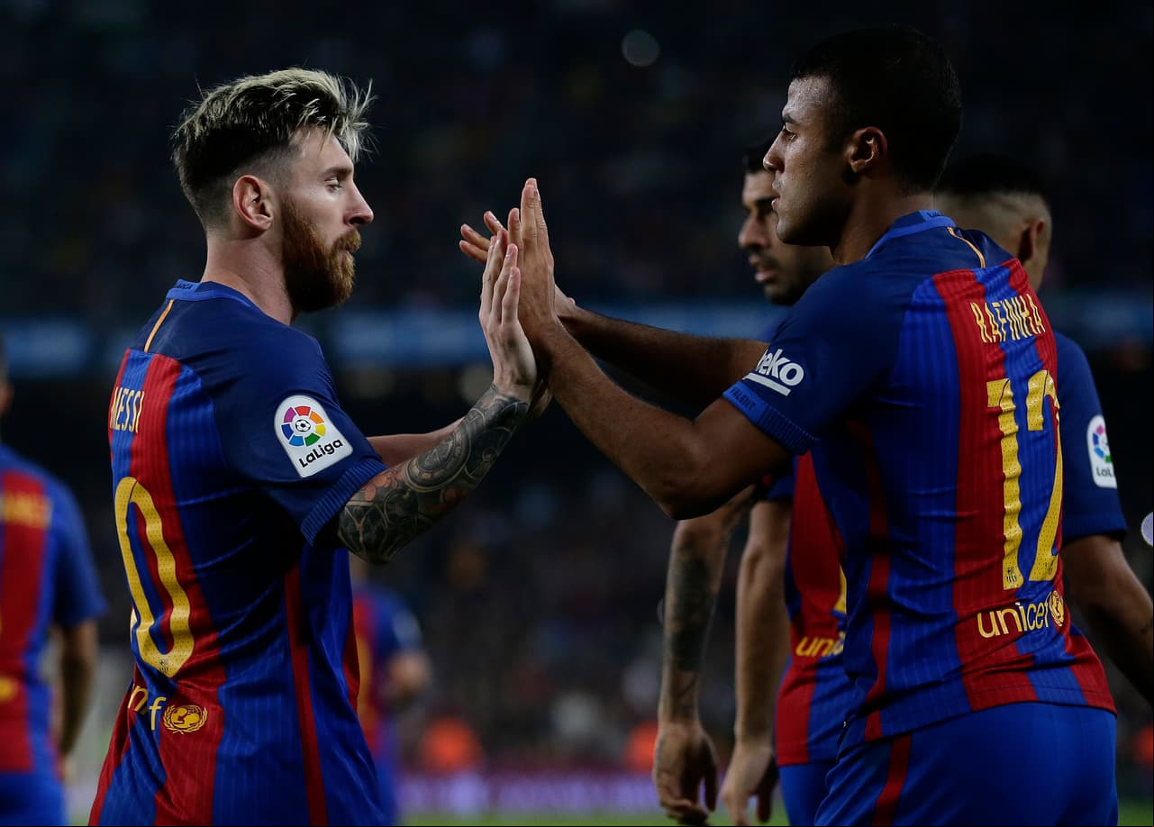 Otro de los que está actualmente en el plantel del Barcelona es Rafinha Alcántara.