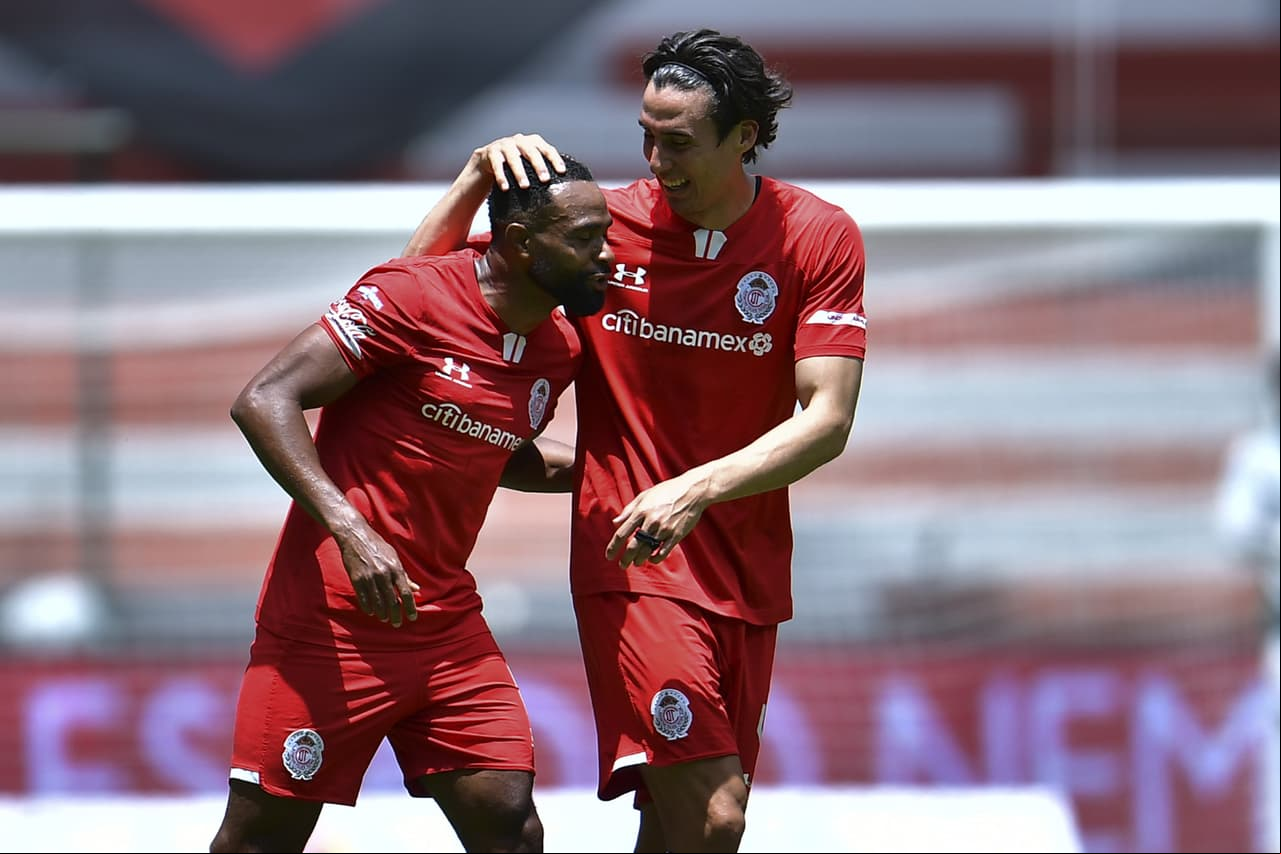 during the game Toluca vs Tigres UANL, corresponding to Day 05 of the Torneo Apertura Guard1anes 2020 of the Liga BBVA MX, at Nemesio Diez Stadium, on August 16, 2020. 
<br>
<br> durante el partido Toluca vs Tigres UANL, correspondiente a la Jornada 05 del Torneo Apertura Guard1anes 2020 de la Liga BBVA MX, en el Estadio Nemesio Diez, el 16 de Agosto de 2020.