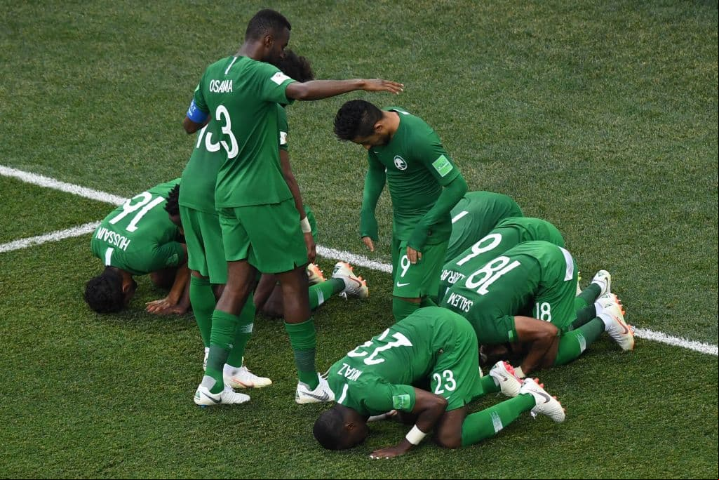 Arabia Saudita derrotó 2-1 a Egipto en su despedida del grupo A del Mundial y en su despedida de Rusia 2018.