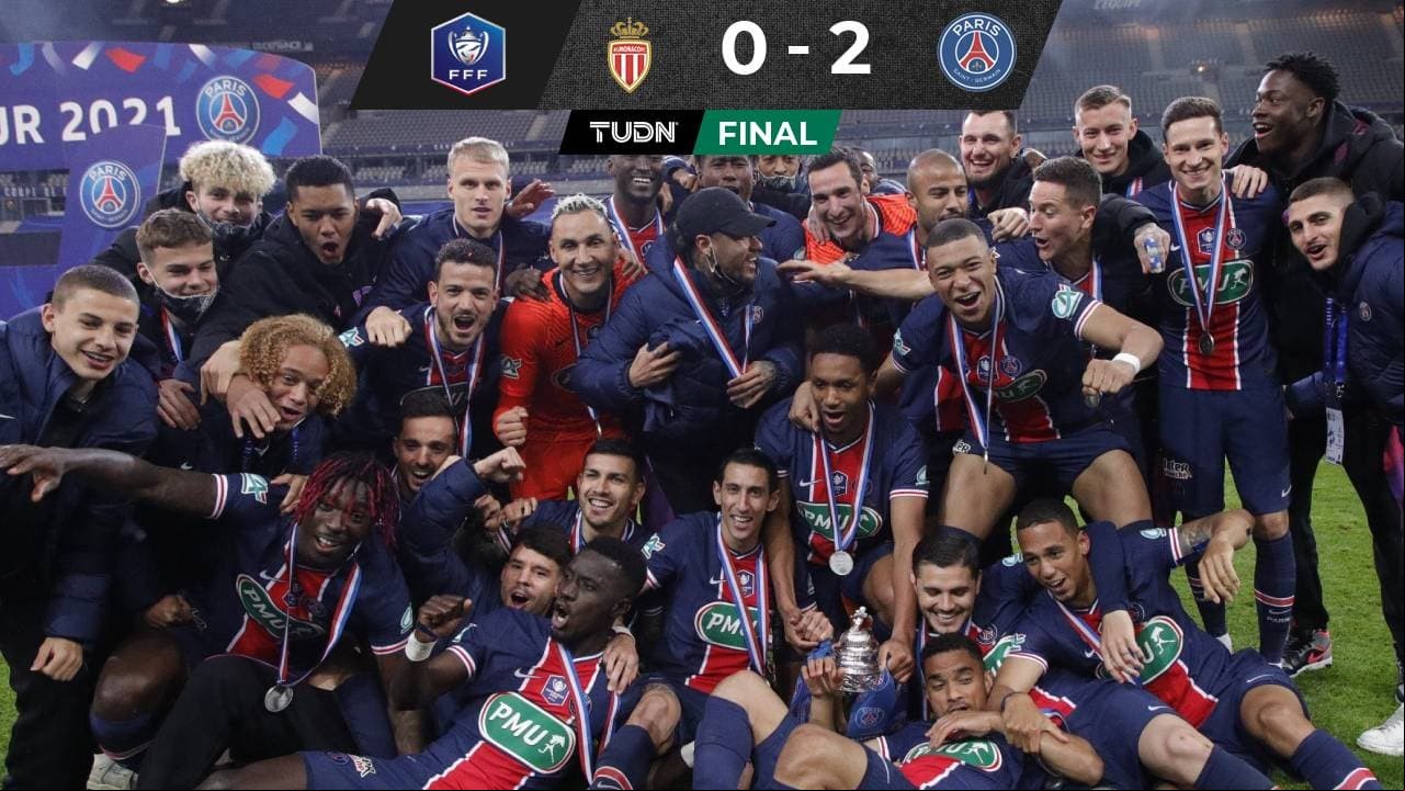 AS Mónaco 0-2 PSG, Final Copa de Francia 2021. Gol, resultado y resumen