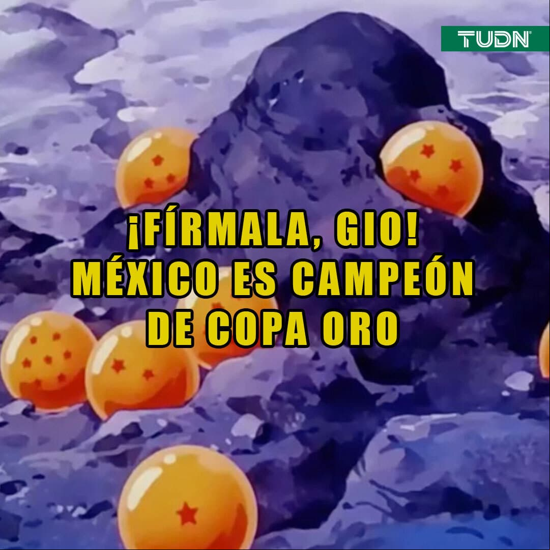 ¡Fírmala, Gio! México es campeón de Copa Oro.