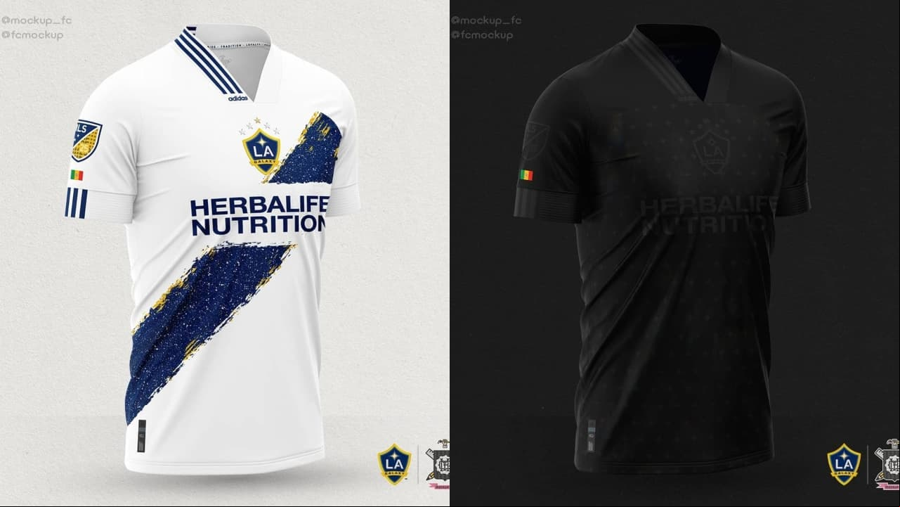¡La MLS se viste de negro! | Así lucirían los uniformes con el elegante color de moda en el mundo del balompié. | LA Galaxy | En redes sociales circula el trabajo del diseñador gráfico CG Tailor y su propuesta de ‘armaduras’ para el balompié estadunidense. ¡Todos lucen espectaculares!