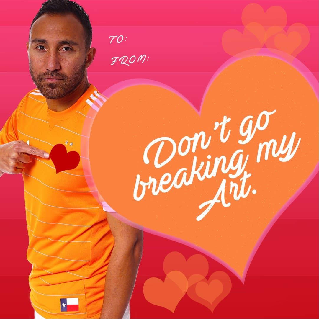 Arturo Álvarez, volante de Houston Dynamo. “No rompas mi corazón"