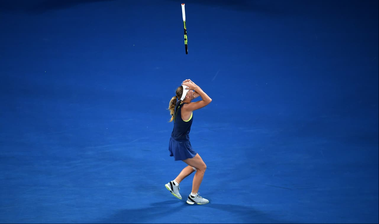 Wozniacki logró uno de sus sueños, ganar un 'Major', un objetivo que había visto desvanecerse durante el tiempo que reinó en la WTA.