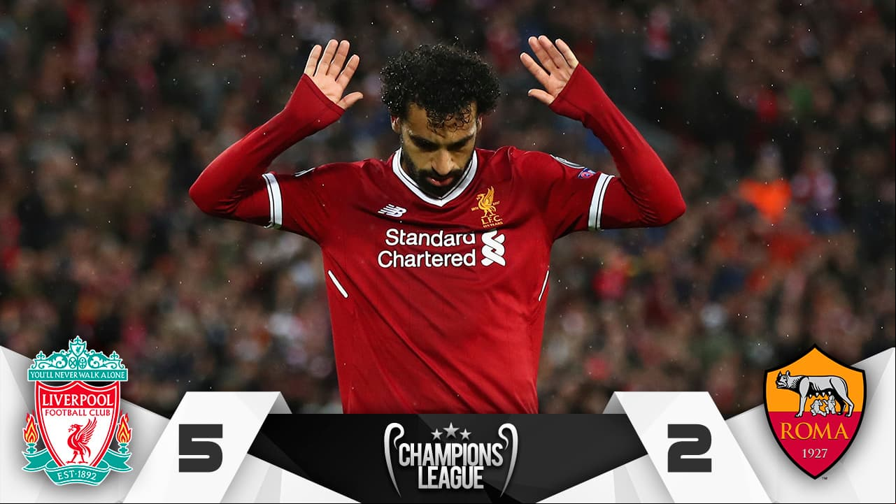 Roma se derrumba gracias al Liverpool y al ‘Faraón' Salah