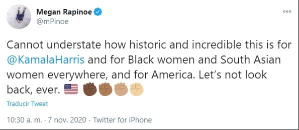 Así reaccionó el deporte a la victoria virtual de Biden | Donald Trump dejaría de ser presidente de los Estados Unidos y los atletas expresaron su sentir en redes sociales.